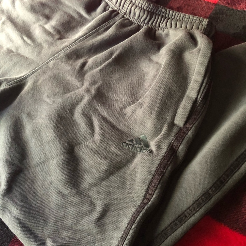 charcoal grey adidas sweats
